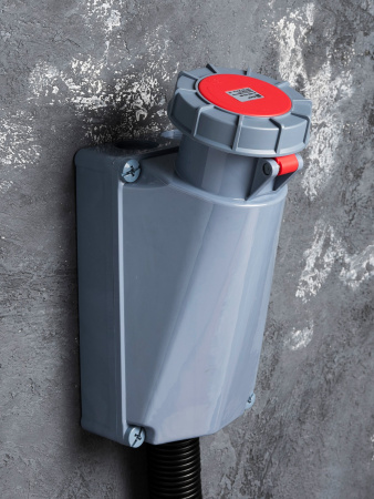 EKF PROxima Розетка стационарная наружная 1452 3Р+РЕ+N 125А 380В IP67