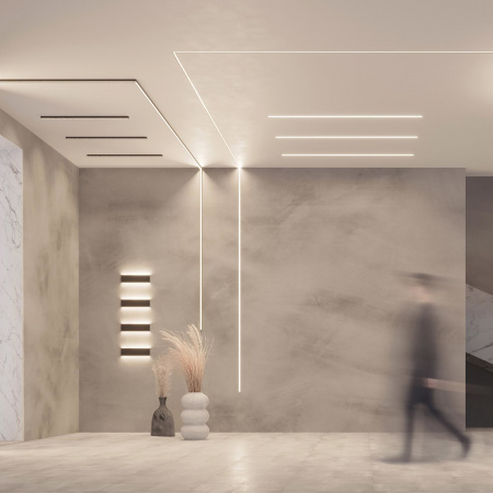 Arlight Профиль SL-LINIA20-FANTOM-2500 BLACK (Алюминий)