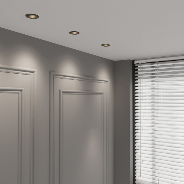 Светильник встраиваемый 25008/01 GU10 чёрный 25008/01 Elektrostandard Hide a064263