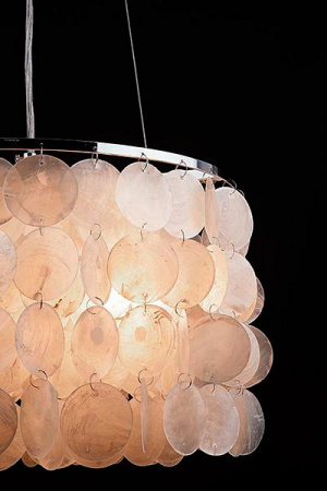 Люстра с перламутром 60005/3 хром / перламутр Eurosvet Sandra