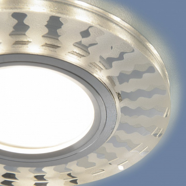 Встраиваемый точечный светильник с LED подсветкой 2248 MR16 Elektrostandard Wavi a047761