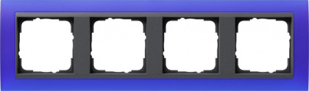 Gira EV Матово-синий/антрацит Рамка 4-ая