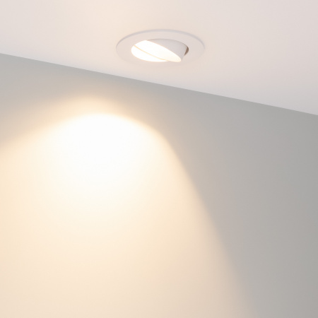 Светильник MS-ATOLL-BUILT-TURN-R94-10W Warm3000 (WH, 36 deg, 230V) (Arlight, IP54 Металл, 5 лет)