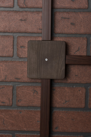 EKF PROxima Коробка разветвительная KMP-030-032 (100х100х28) тёмное дерево