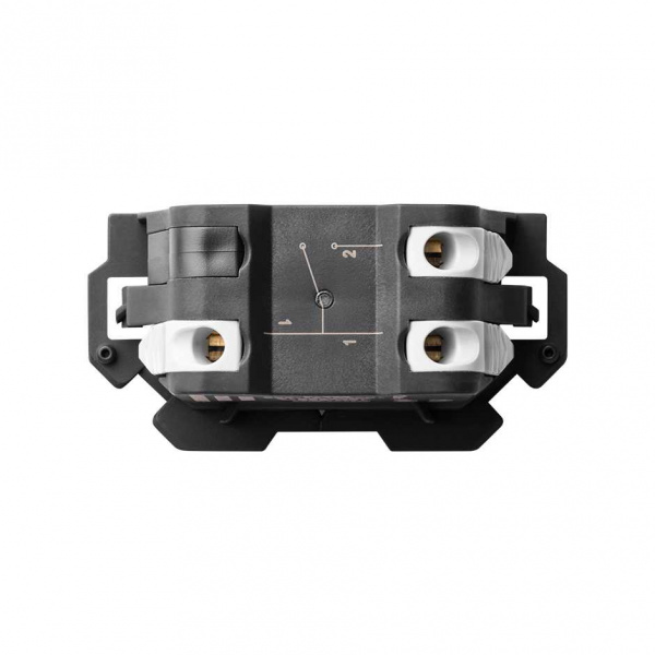 Simon 100 Переключатель (проходной) нажимной 16AX 220В~ с безвинтовым подключением 1Click