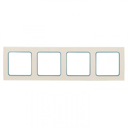 EKF PROxima Стокгольм Белый Линия синяя Рамка 4-ая