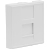 Donel Розетка DEC RJ45 UTP кат.5e, 2мод., бел. (45х45мм), серия (тип) DEC, DECF12EW5