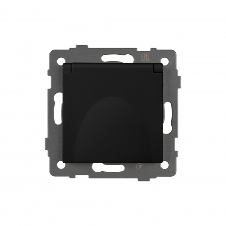 Arlight Механизм розетки влагозащищённый SCT-MCP-PL-BK-V (250V, 16A) (-)