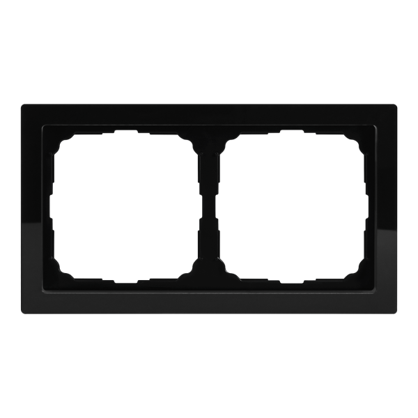 Systeme Electric ArtGallery Pure Матовое органическое стекло Черный Рамка 2-ая