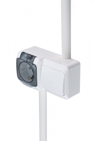 Systeme Electric Кабель-канал MultiSet 20x12х2000 мм арочной формы ПВХ Белый Systeme Electric Кабель-канал MultiSet 20x12х2000 мм арочной формы ПВХ Белый