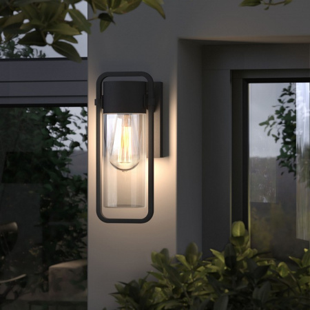 Светильник уличный настенный Lab 35001/D черный Elektrostandard Lab a061043