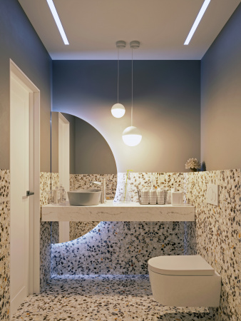 Трековый светодиодный светильник Arlight LGD-Emisfero-Track-Hang-4TR-R150-11W Warm3000 035936