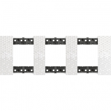 BT Living now Пиксель Рамка немецкий стандарт 3 поста (2+2+2 мод)