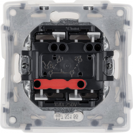 Legrand Valena LIFE DIY Бел Выключатель 2-х клавишный 10А 250В (IP44)