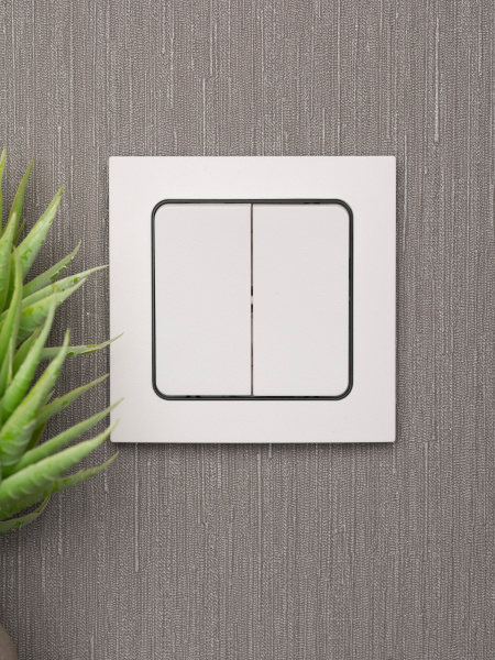 EKF PROxima Стокгольм Белый Линия черная Рамка 1-ая