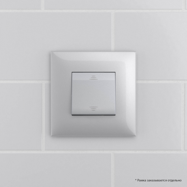 DKC Avanti Закаленная сталь Выключатель одноклавишный