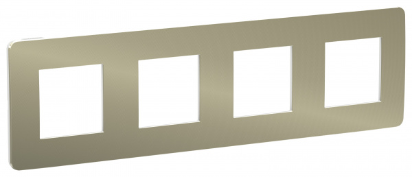 SE Unica Studio Бронза/Белая Рамка 4-ная
