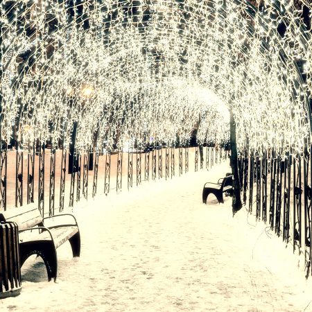 Arlight Светодиодная гирлянда ARD-EDGE-CLASSIC-2400x600-BLACK-88LED-PULSE Warm (230V, 6W) (Ardecoled, IP65)