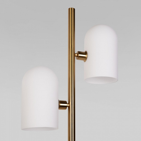 Напольный светильник со стеклянными плафонами 01164/2 латунь Eurosvet Bambola