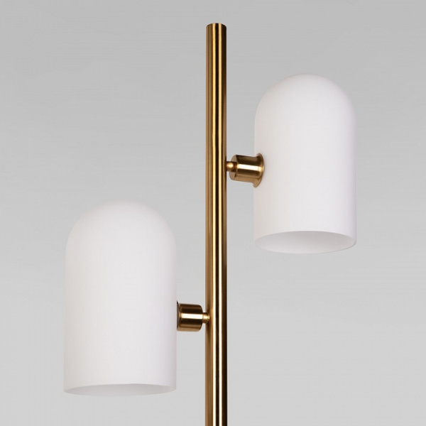 Напольный светильник со стеклянными плафонами 01164/2 латунь Eurosvet Bambola