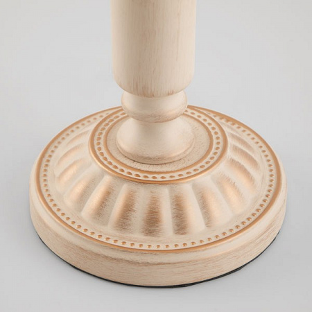 Классическая настольная лампа 01060/1 белый с золотом Eurosvet London