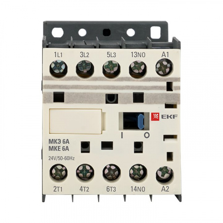 EKF PROxima Миниконтактор МКЭ 6А 24В 1NO