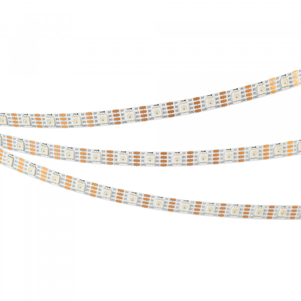 Arlight Лента SPI-B60-10mm 5V RGB-PX1-BPT (12 W/m, IP20, 5060, 5m) (бегущий огонь)