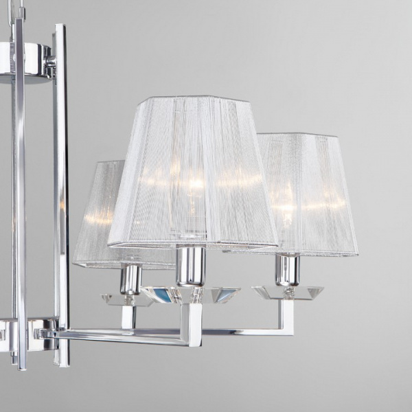 Умный подвесной светильник 60125/6 хром Eurosvet Alegria