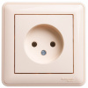 Systeme Electric Wessen 59 Беж Розетка б/з без шторок, 16А (в сборе, с рамкой)