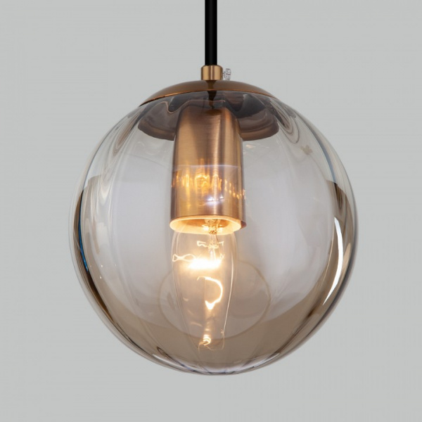 Подвесной светильник с плафоном 50207/1 янтарный Eurosvet Juno