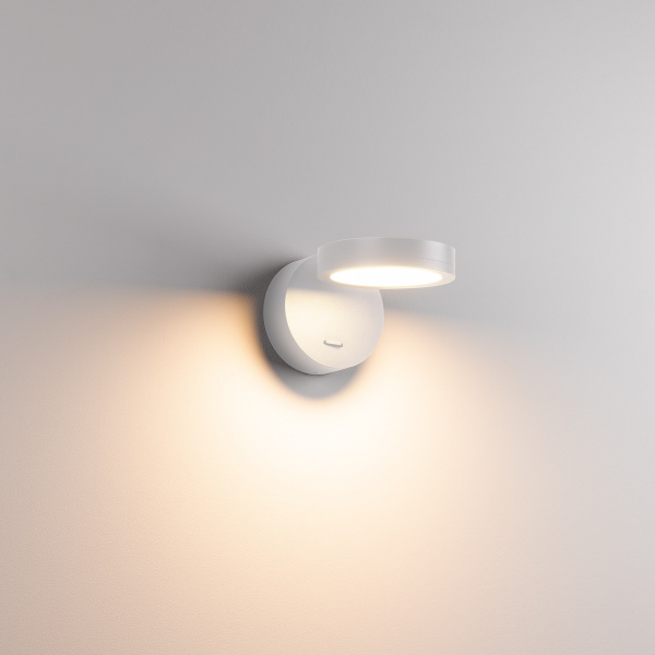 Arlight Светильник SP-MILADY-R90-6W Warm3000 (WH, 110 deg, 230V) (IP20 Металл, 3 года)