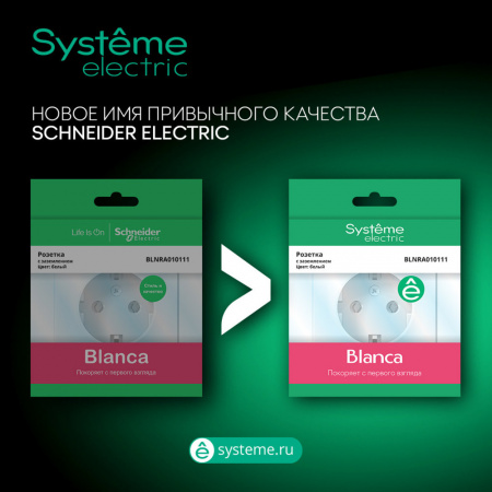 SE Blanca внутр Бел Розетка TV