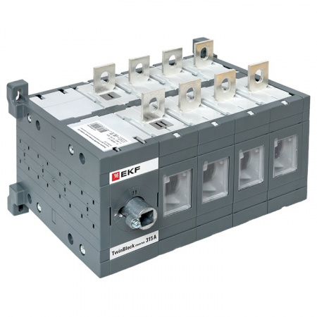 EKF Рубильник 315A 4P реверсивный без рукоятки управления TwinBlock