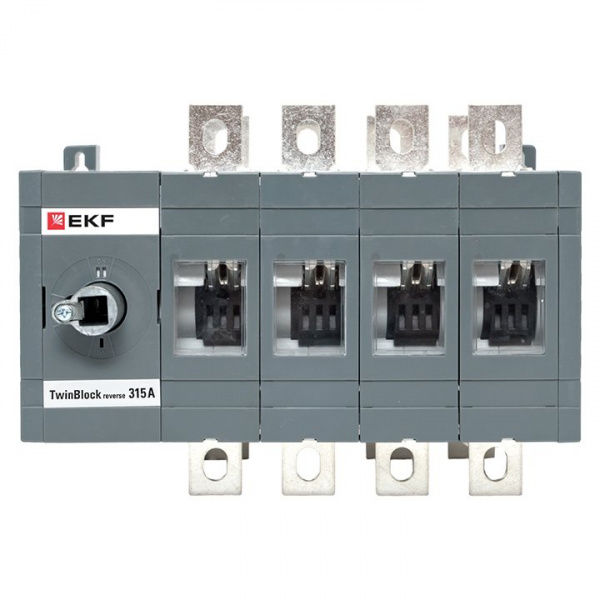 EKF Рубильник 315A 4P реверсивный без рукоятки управления TwinBlock
