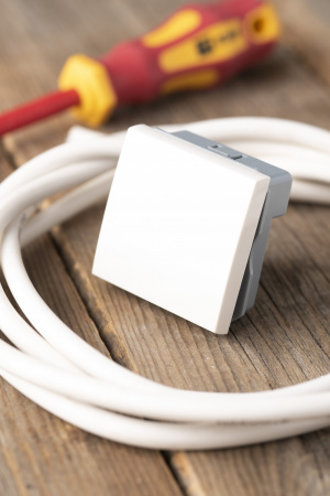 EKF PROxima Выключатель 10А, 1 клавишный проходной без индикатора