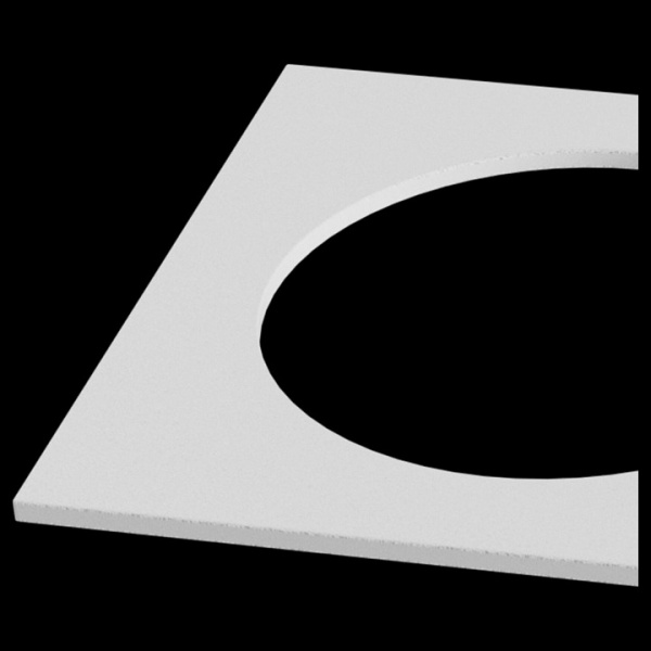 Рамка декоративная для встраиваемого светильника Kappell белый DLA040-03W Maytoni Accessories for downlight