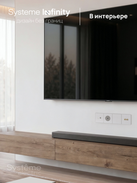 Systeme Electric Systeme Infinity Арктический лед Розетка аудио