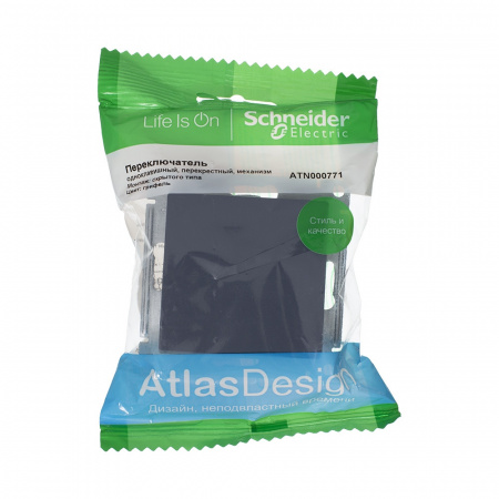 SE AtlasDesign Грифель Переключатель перекрестный сх.7, 10АХ, механизм