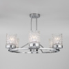 Потолочная люстра со стеклянными плафонами 60127/6 хром Eurosvet Calle