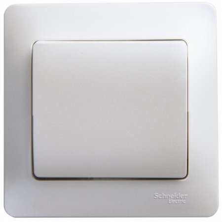 SE Glossa Перламутр Выключатель 1-клавишный, сх.1, 10АХ (в сборе)