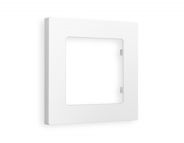 Рамка ALFA Techno (Белый матовый) 1-ая AF220121