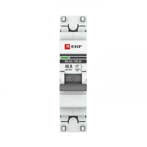 EKF PROxima Выключатель нагрузки 1P 40А ВН-63