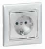 Legrand Valena Алюминий Розетка 1-ая с/з