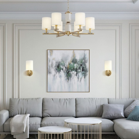 Настенный светильник 60146/1 латунь Eurosvet Caprera