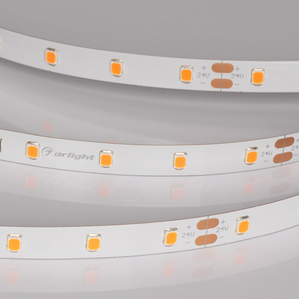 Arlight Лента RT-A60-8mm 24V Carrot (4.8 W/m, IP20, 5m) (-)