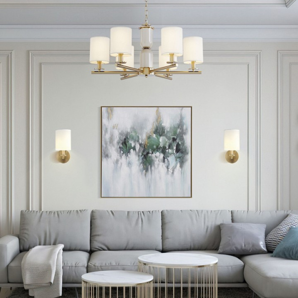 Настенный светильник 60146/1 латунь Eurosvet Caprera