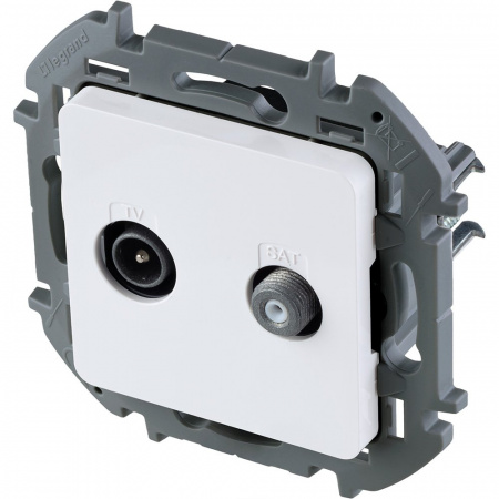 Legrand INSPIRIA Белый Розетка TV/SAT "звезда"