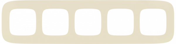 Legrand Valena ALLURE Слоновая кость Рамка 5-ая