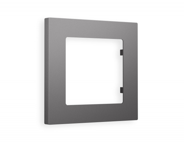 Рамка ALFA Techno (Антрацит серый) 1-ая AF220651