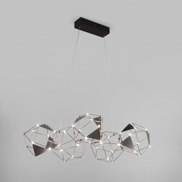 Подвесной светильник 90368/5 черный жемчуг Eurosvet Uma